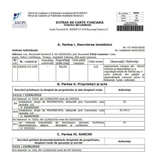 Obținere extras carte funciară